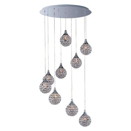 Et2 Brilliant 9-Light Pendant E24020-20PC